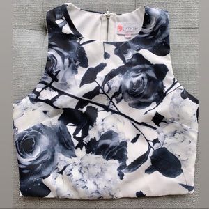 Floral print Crop top by Pink